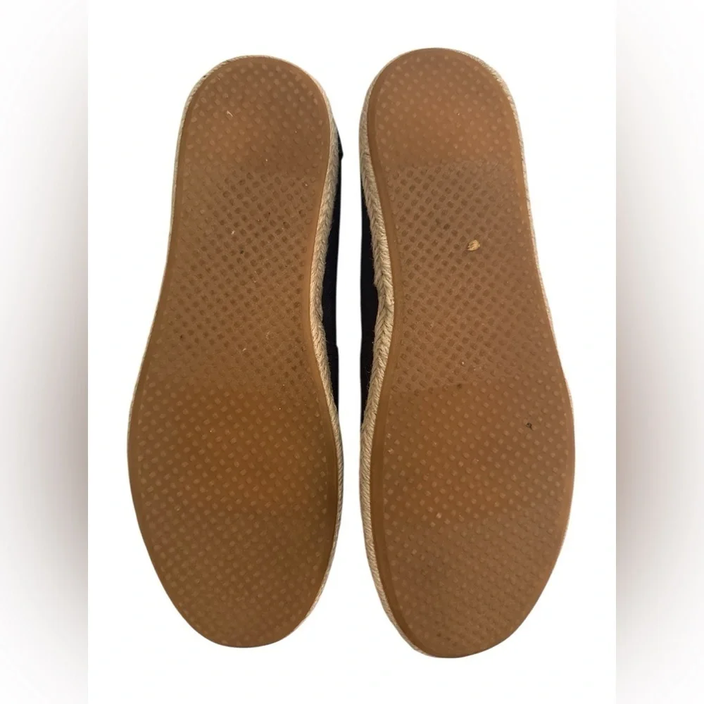 TOMS Dark Blue Alpargata Rope Canvas Espadrille size 9